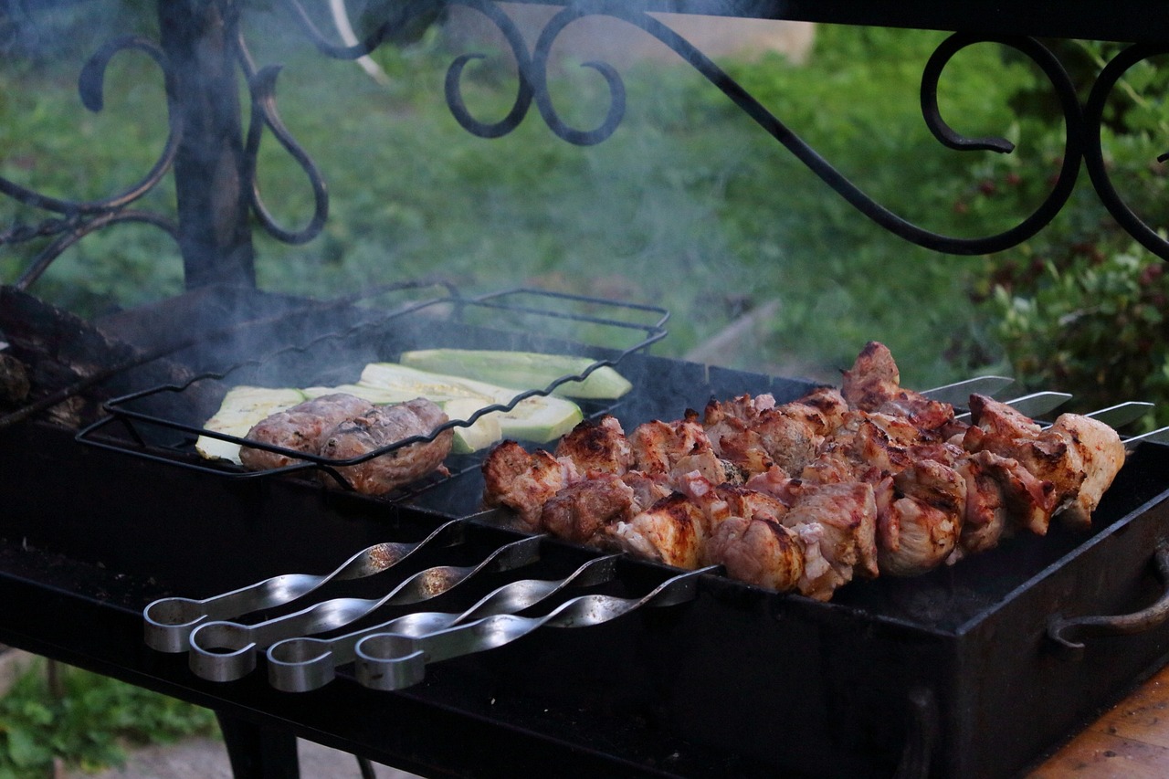 bbq, smoke, flash, warmly, picnic, coal, charcoal, shish kebab, cooking, pork, skewer, hot, food, bbq, bbq, bbq, bbq, bbq-3142893.jpg