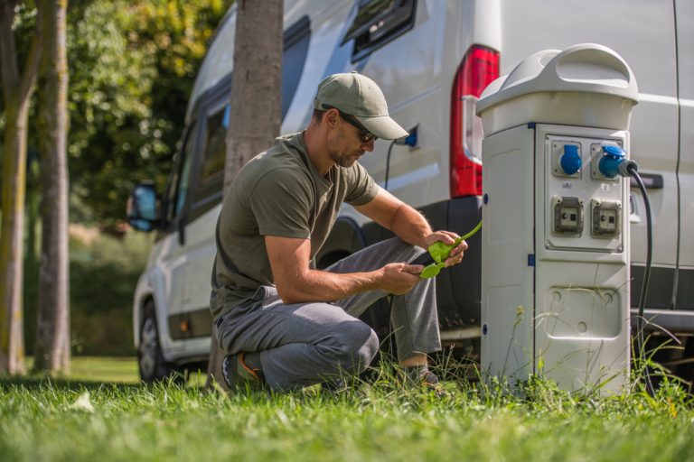 Amenities in an RV park