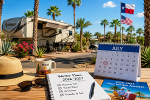 winter texan rv site reservation in Mssion