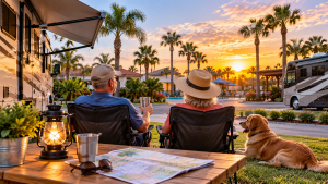 RV rental vs ownership Winter Texan in mission