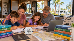 roadschooling RV families August Mission